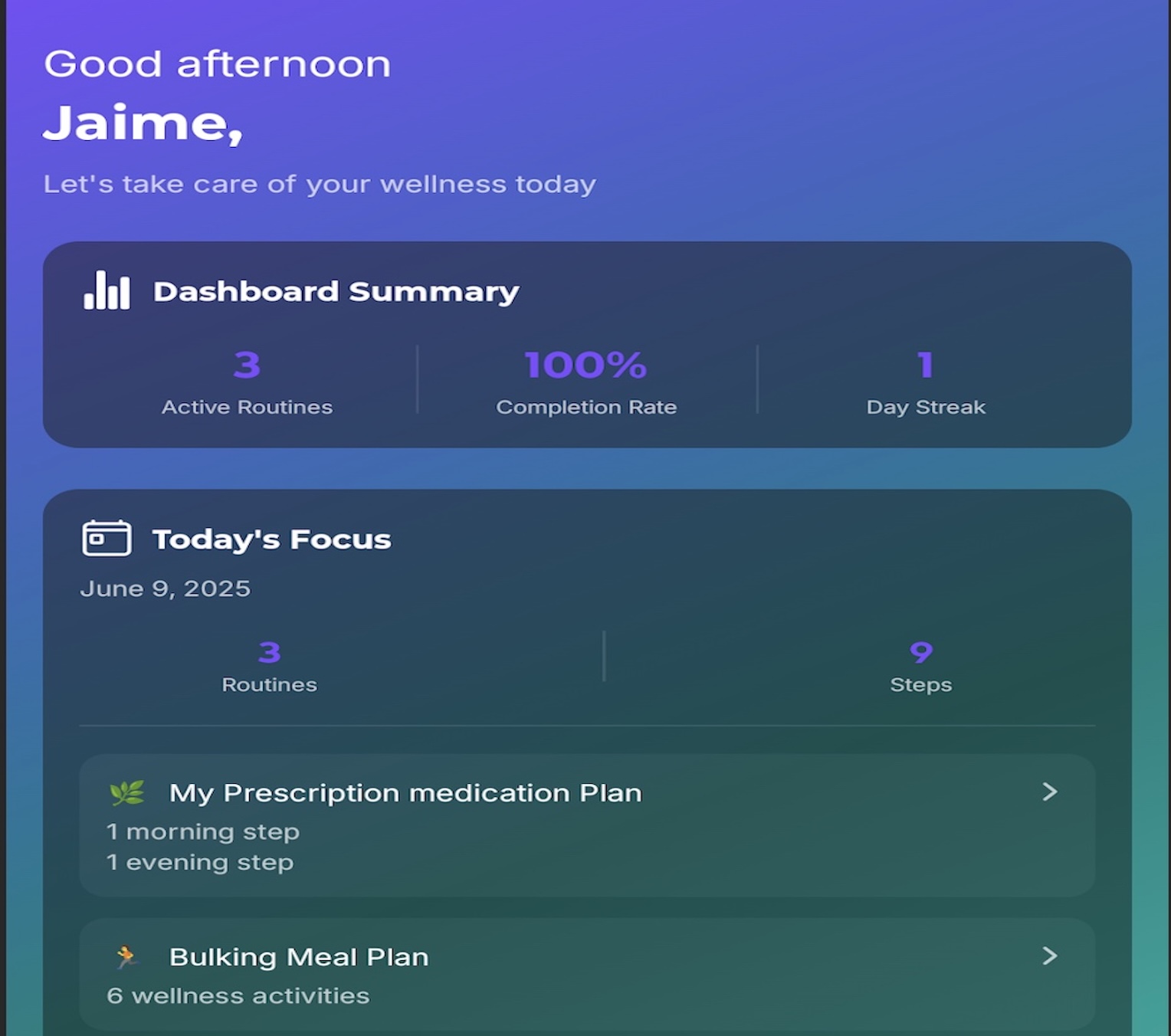 CareBox Pack app mockup